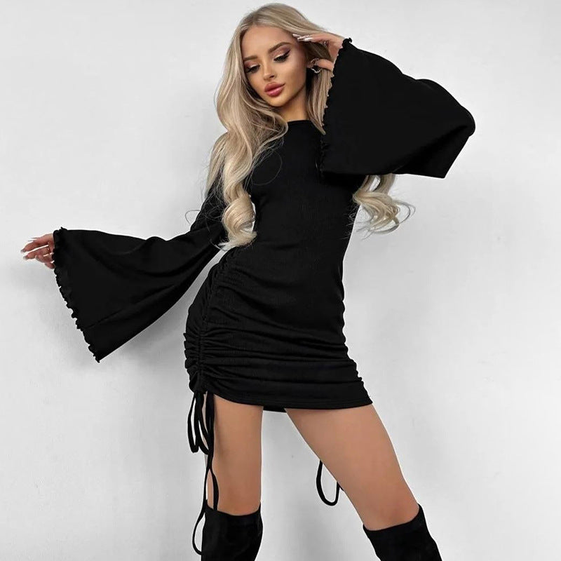 El Bell Mini Dress Black