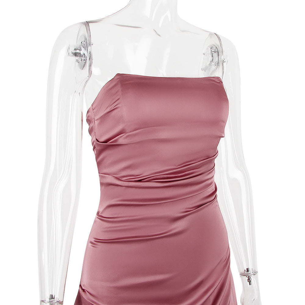 Mini Cassio Dress Rose Red