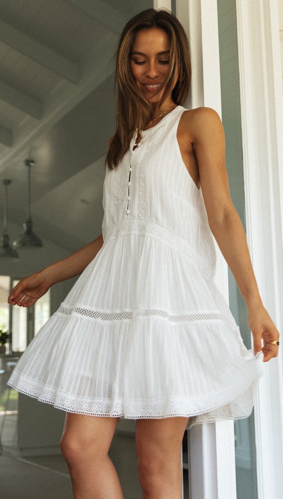Mini Dreamer Dress White