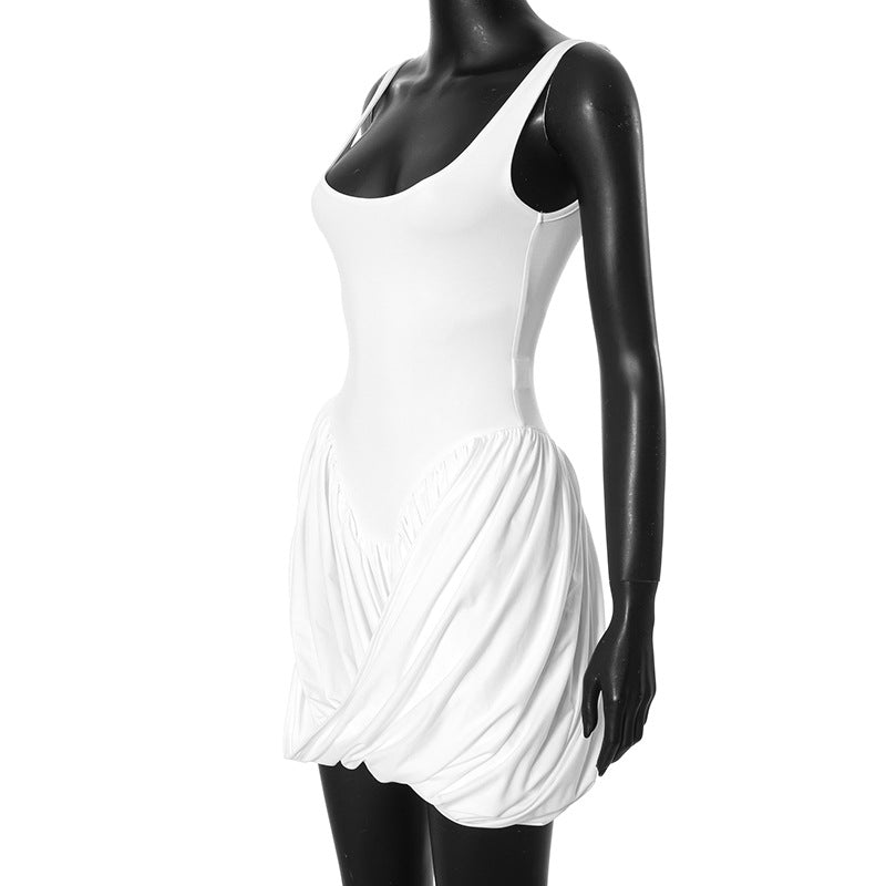 Mini Kaz Dress White