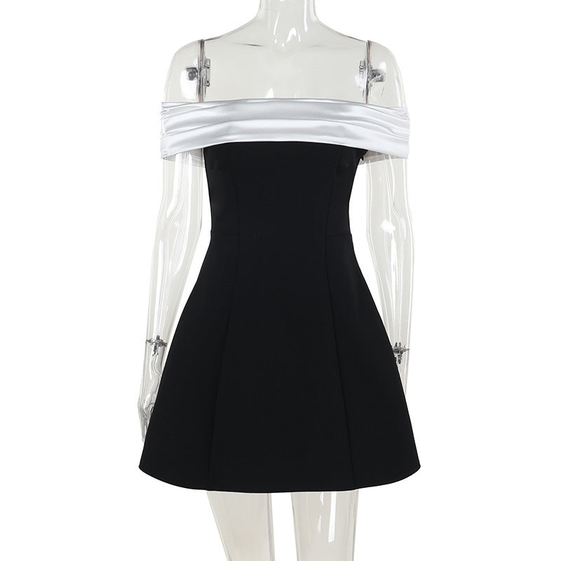 2.0 Dublin Off Shoulder Mini dress Black