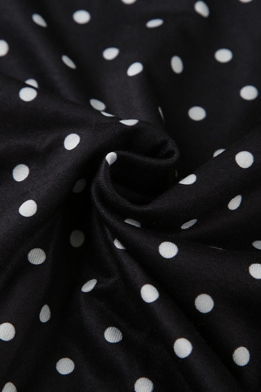 Dot Polka Halter Backless Bodycon Mini Dress