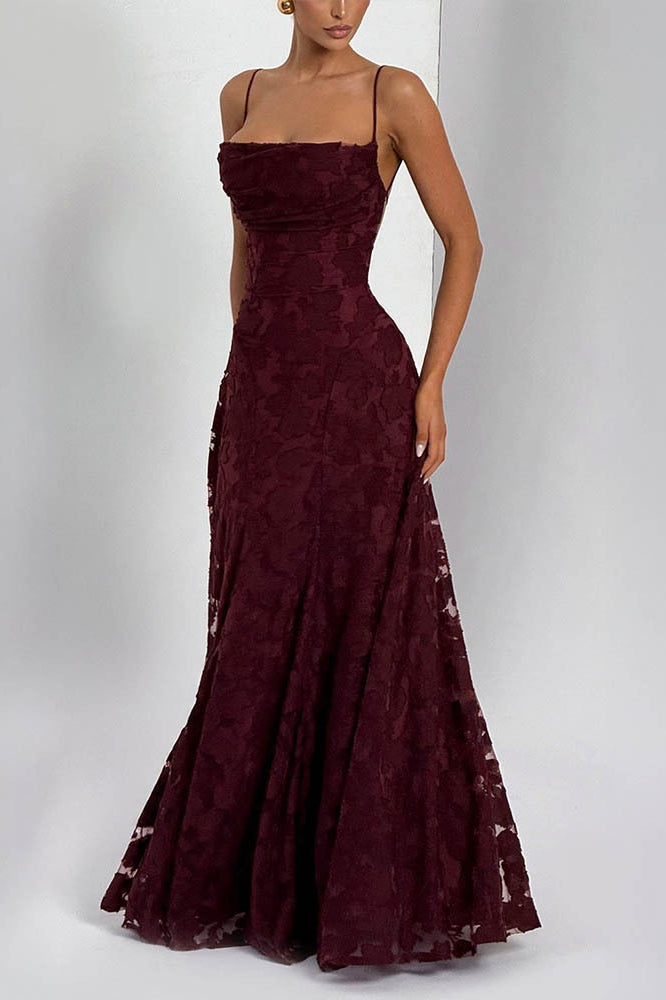 Backless Edition Chiffon Maxi Dress
