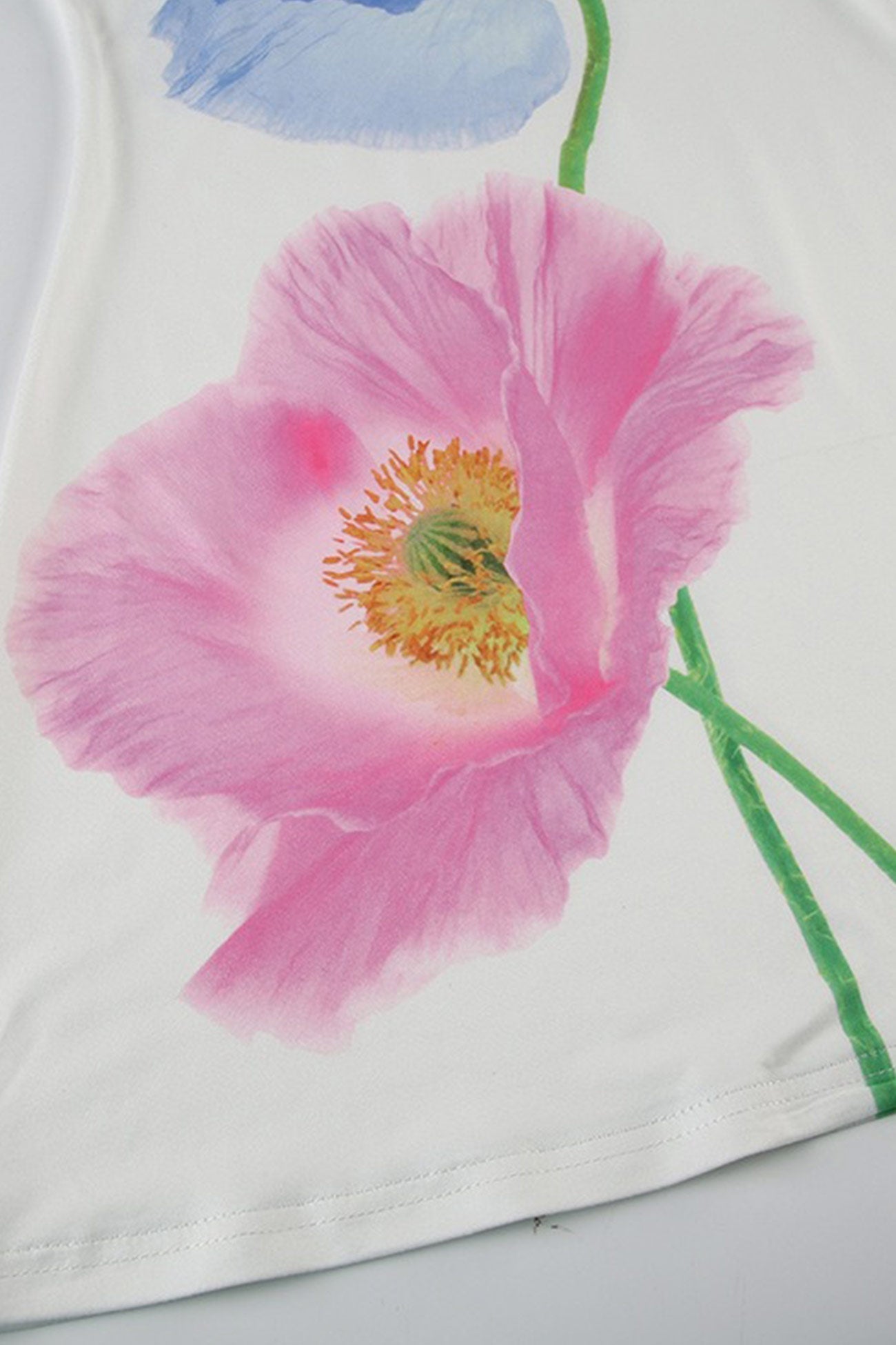 Flower Backless A line Cami Dress