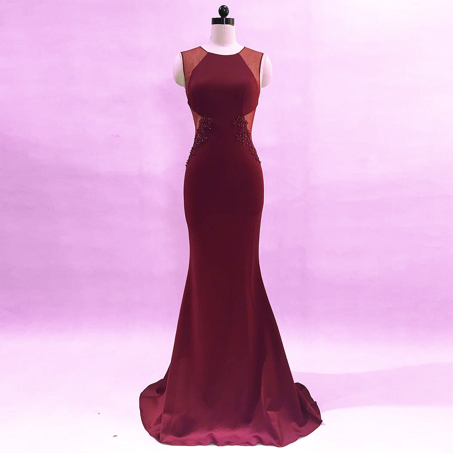 Evening Dress Women Cocktail Host Slim Fit Refined Five Colors Party Dress Maxi Dress