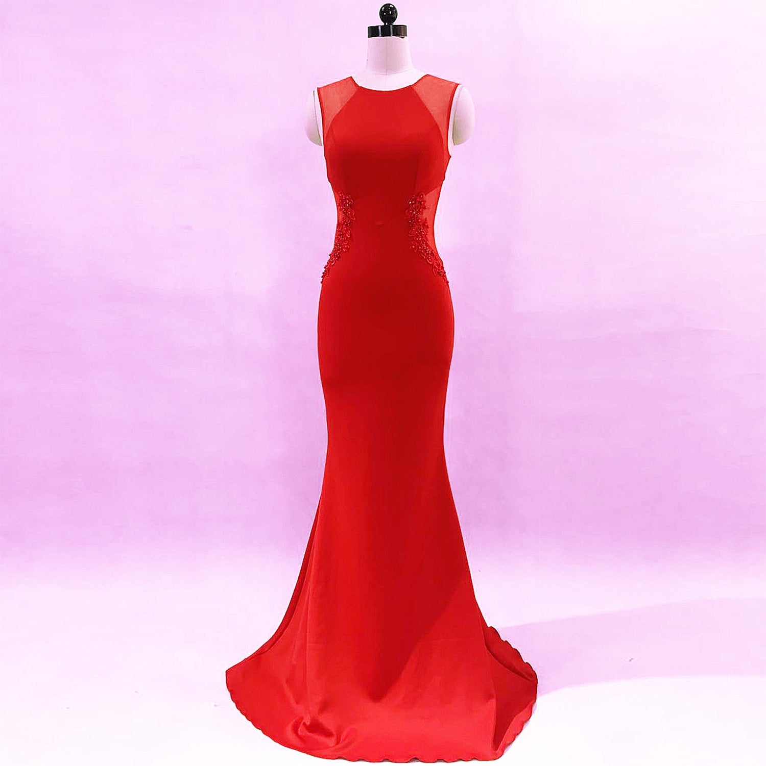 Evening Dress Women Cocktail Host Slim Fit Refined Five Colors Party Dress Maxi Dress