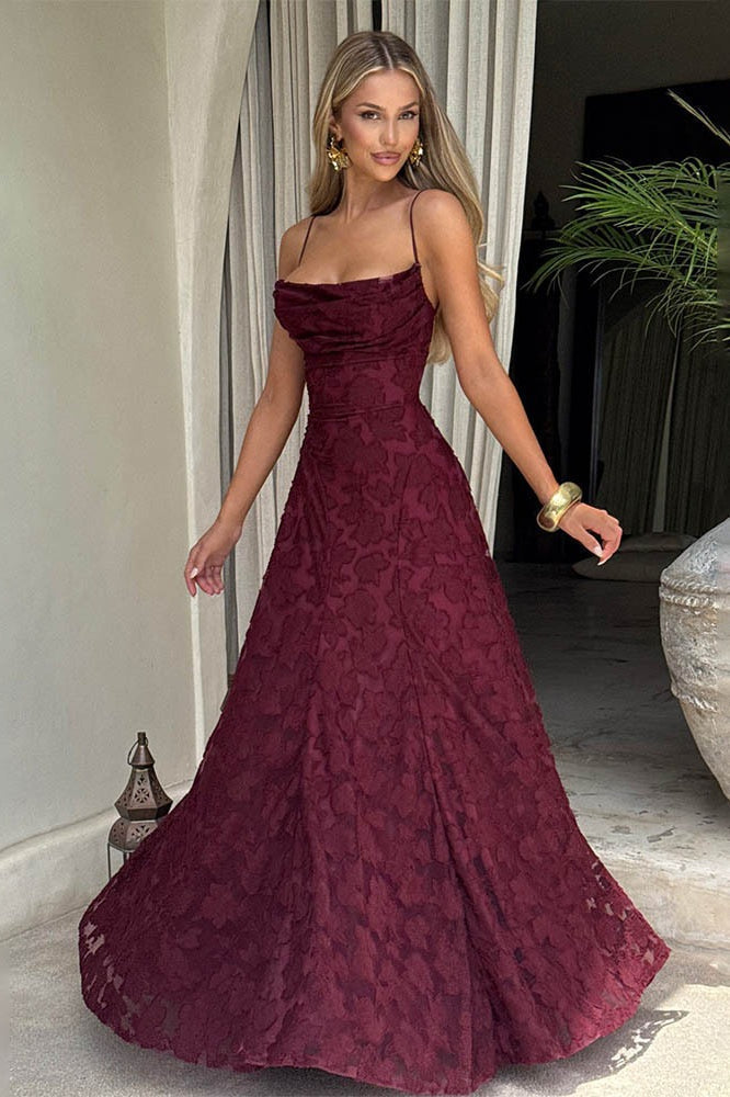 Backless Edition Chiffon Maxi Dress