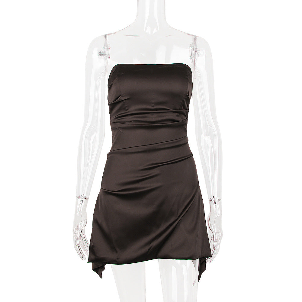 Mini Cassio Dress Brown