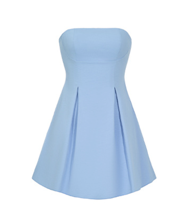 Mini Bucco Dress Light blue