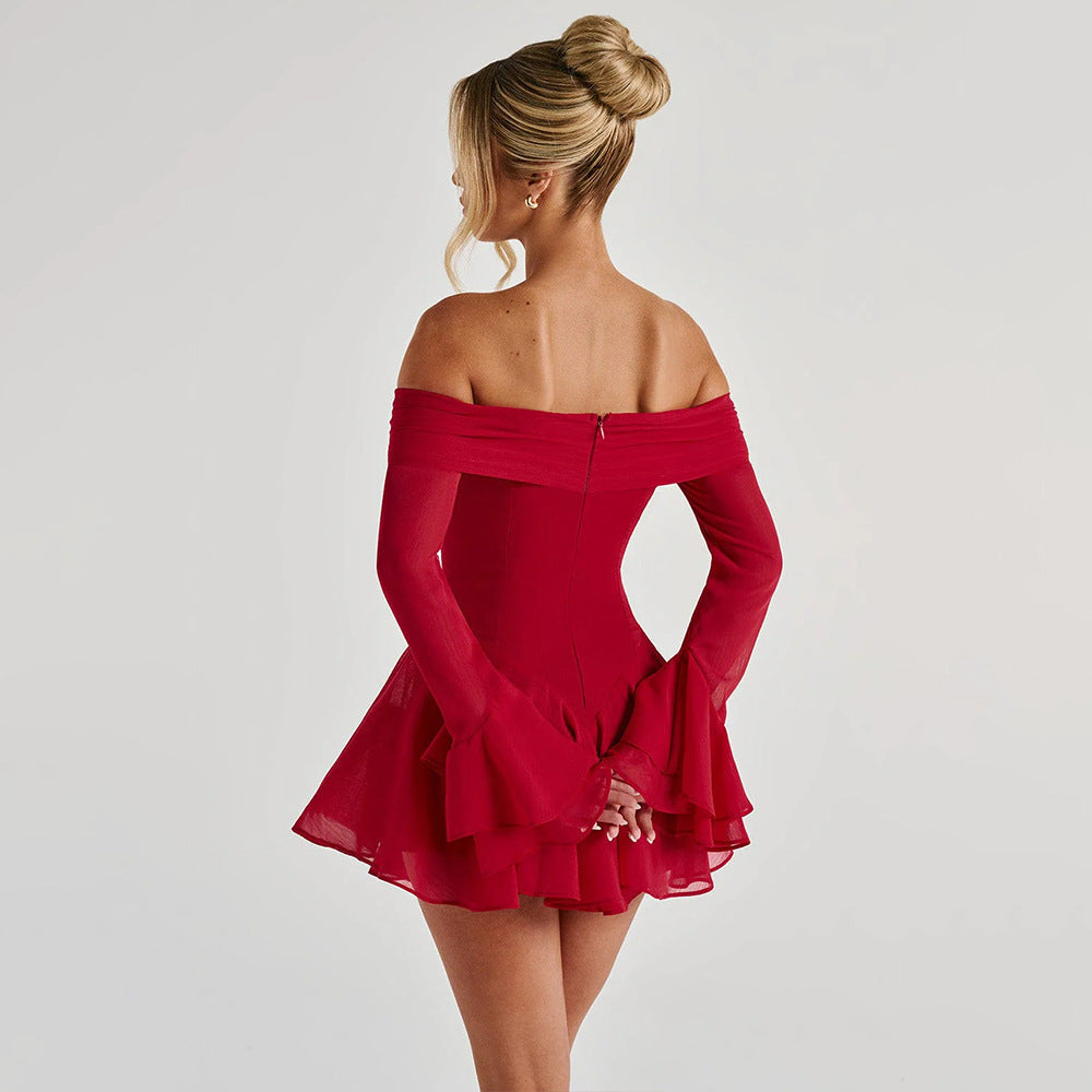 Mini Savoca Dress Red