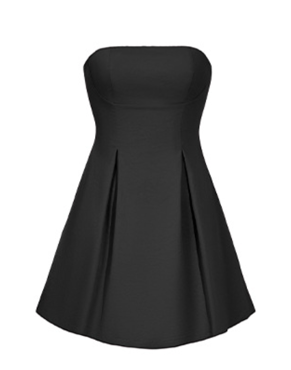 Mini Bucco Dress Black