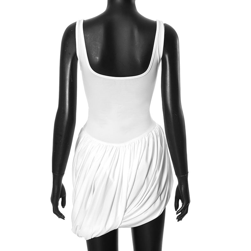 Mini Kaz Dress White