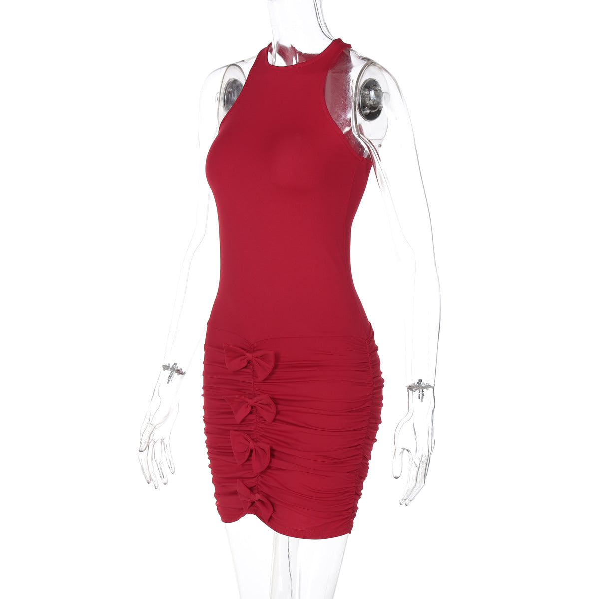 Mini Salone Dress Red