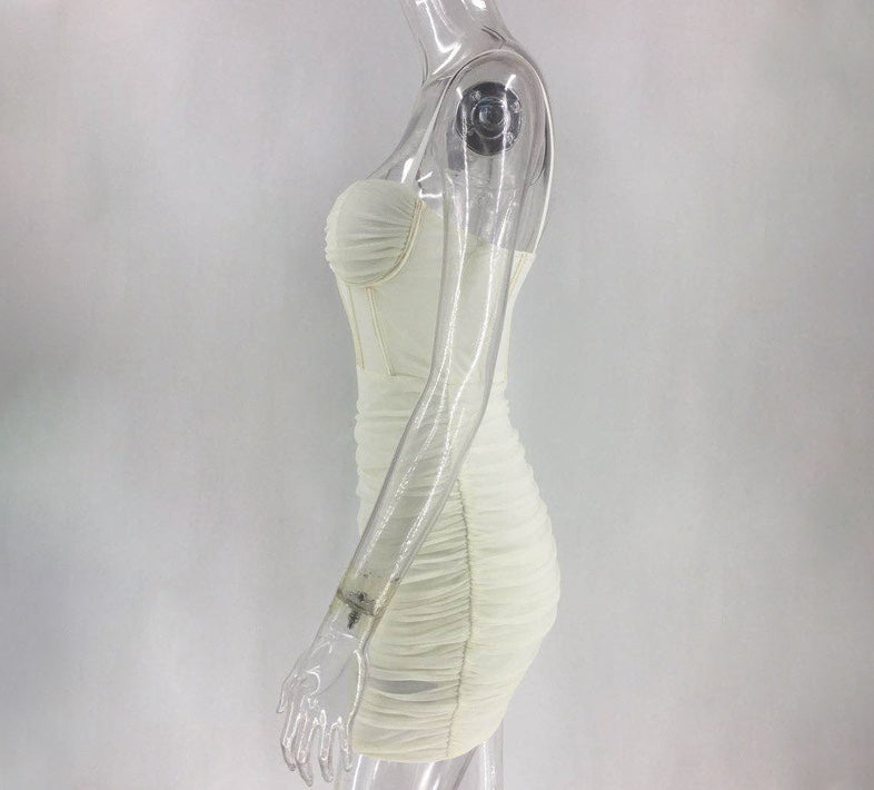 Dream Cupid's Mini Dress Off White