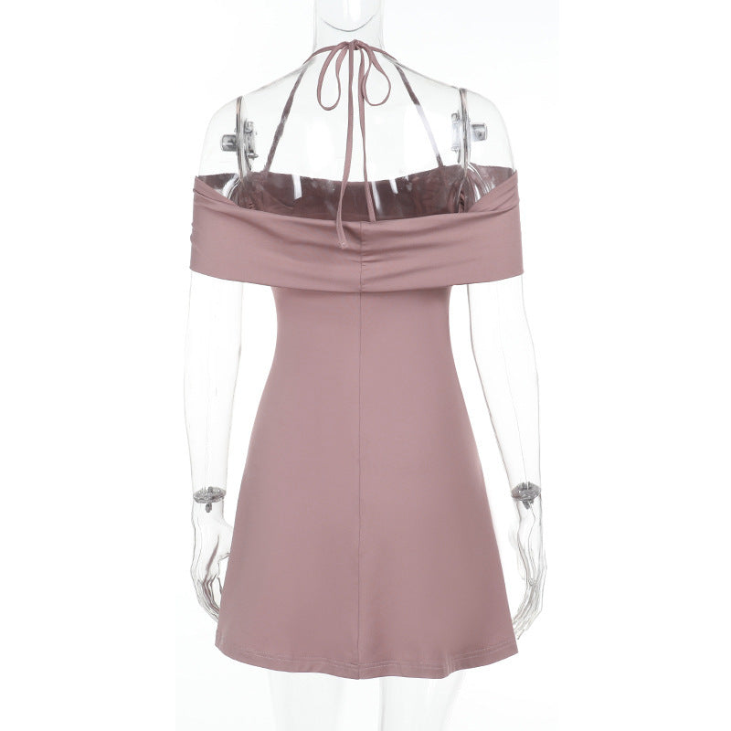 Mini Galvin Dress Khaki