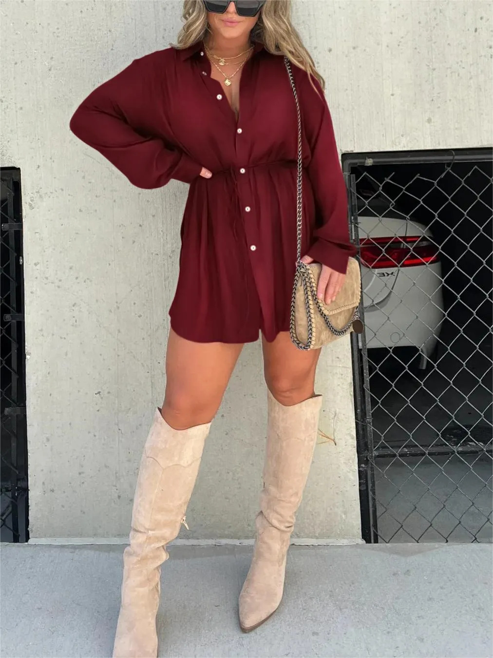 Stylish Belén Satin Overall Mini Dress for Women Classy Everyday Look