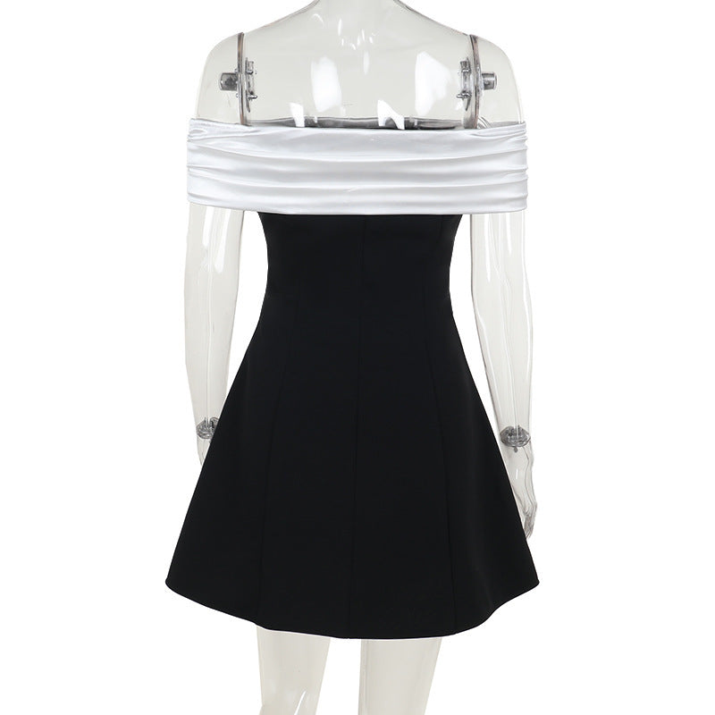 2.0 Dublin Off Shoulder Mini dress Black
