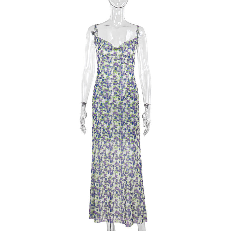 Midi Sander Dress Blue