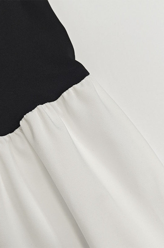 Bodycon Edition Ruched Patchwork Maxi Dress