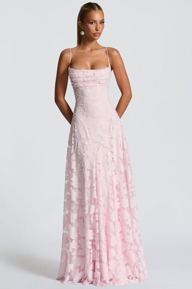 Backless Edition Chiffon Maxi Dress