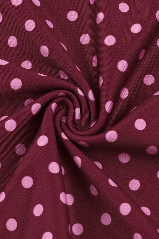 Glamorous Backless Polka Dot Cami Maxi Dress