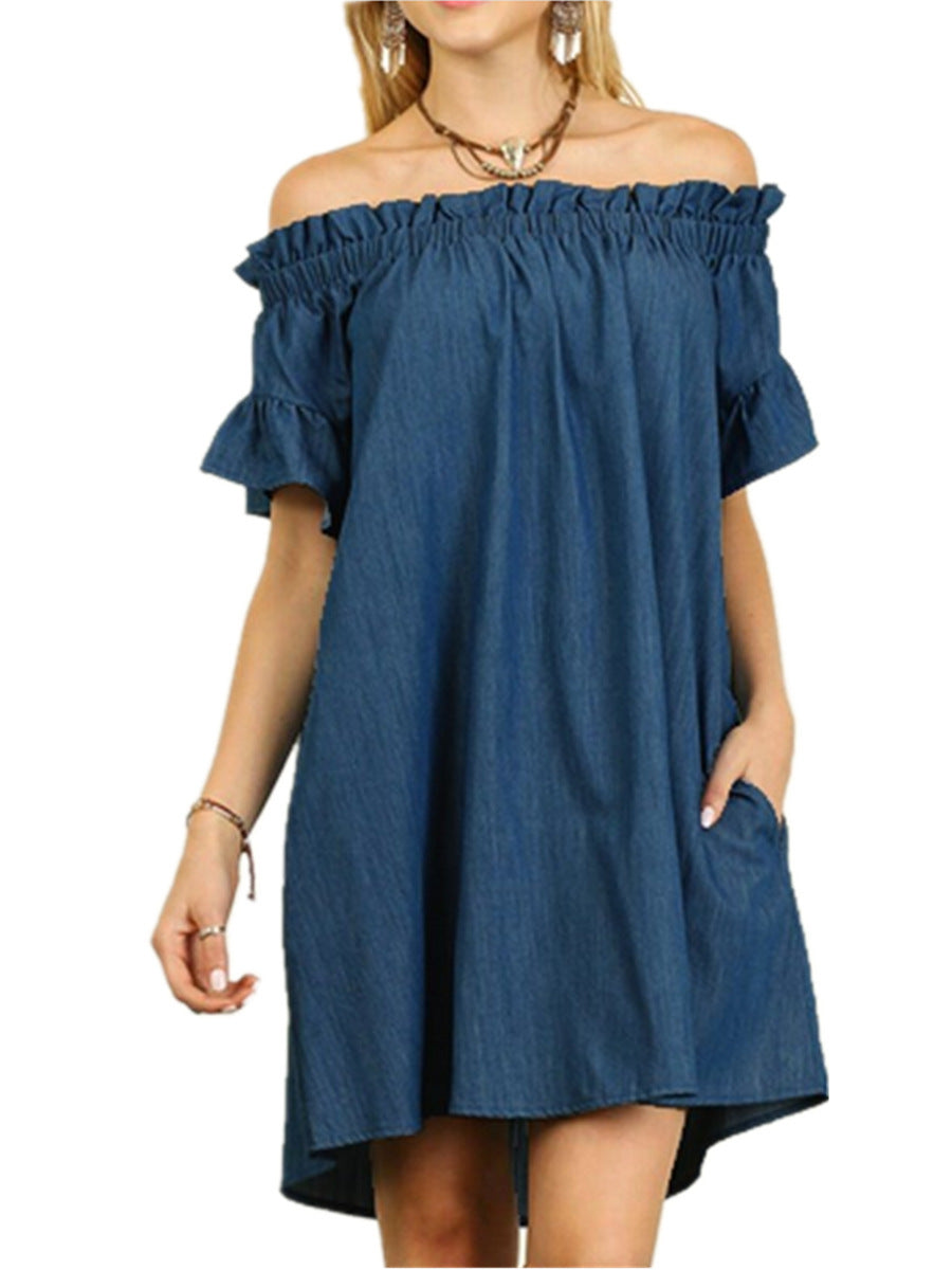 Cotton Booth Pocketed Puff Sleeve Dress