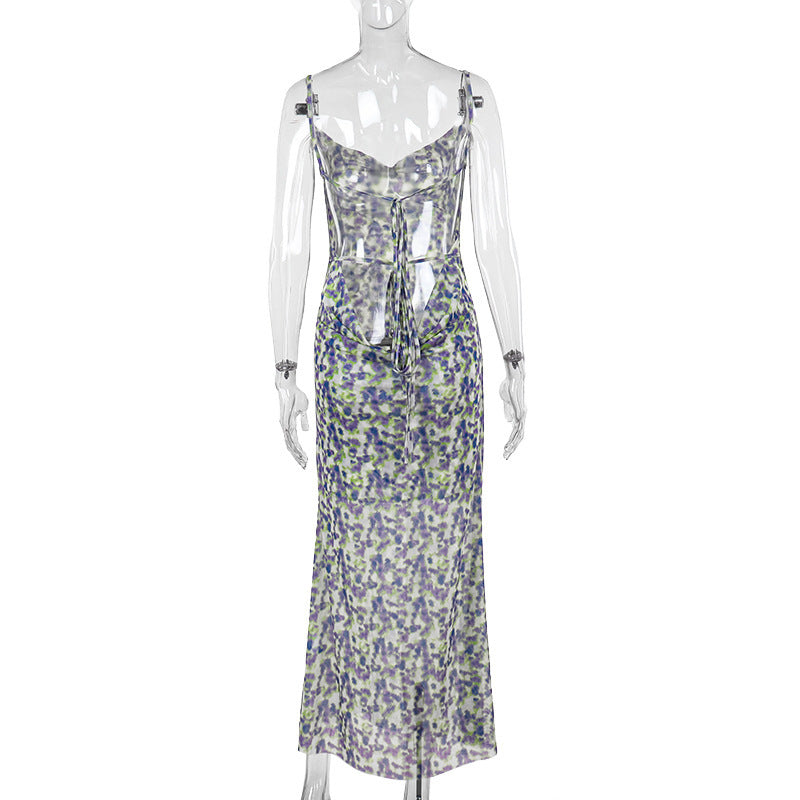 Midi Sander Dress Blue