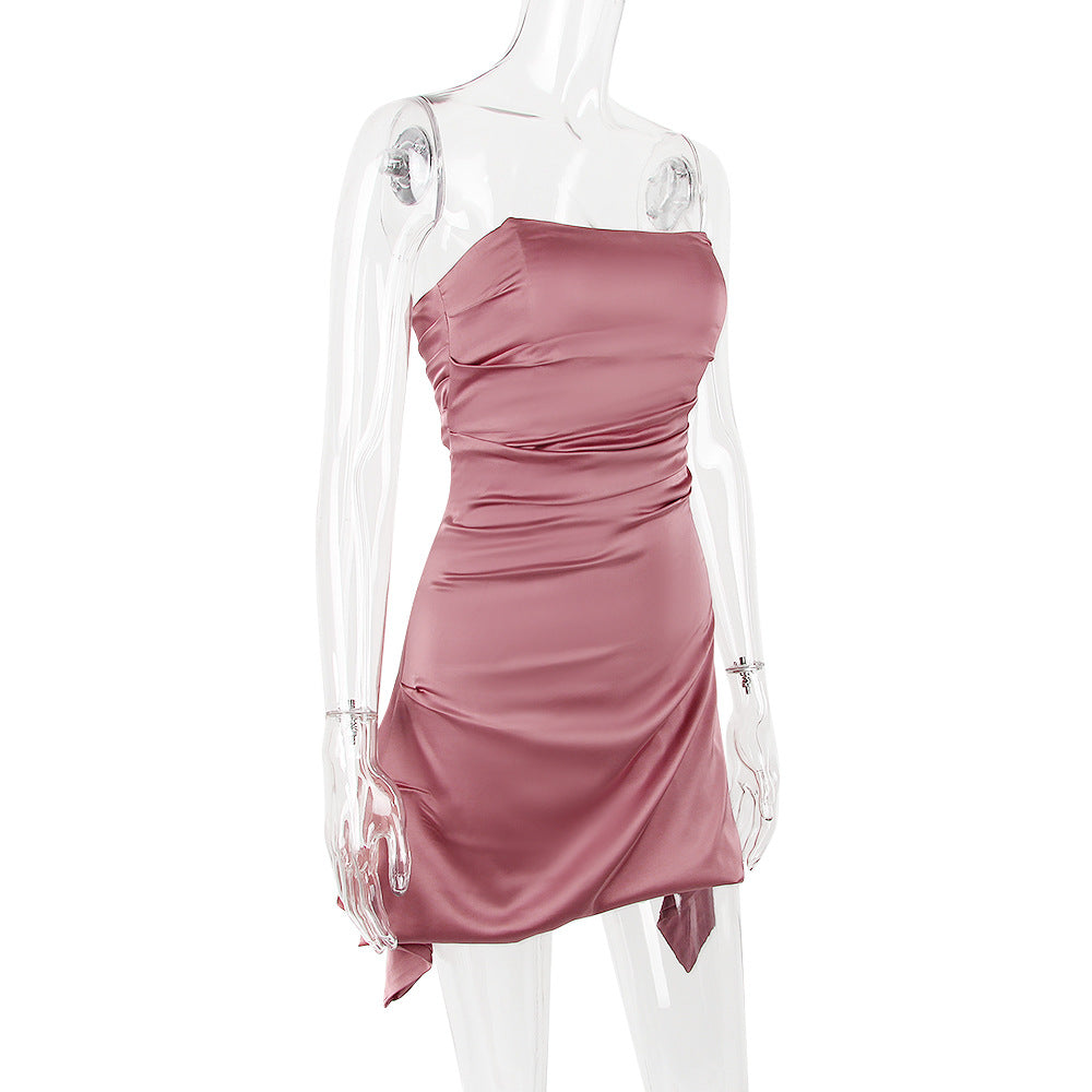 Mini Cassio Dress Rose Red