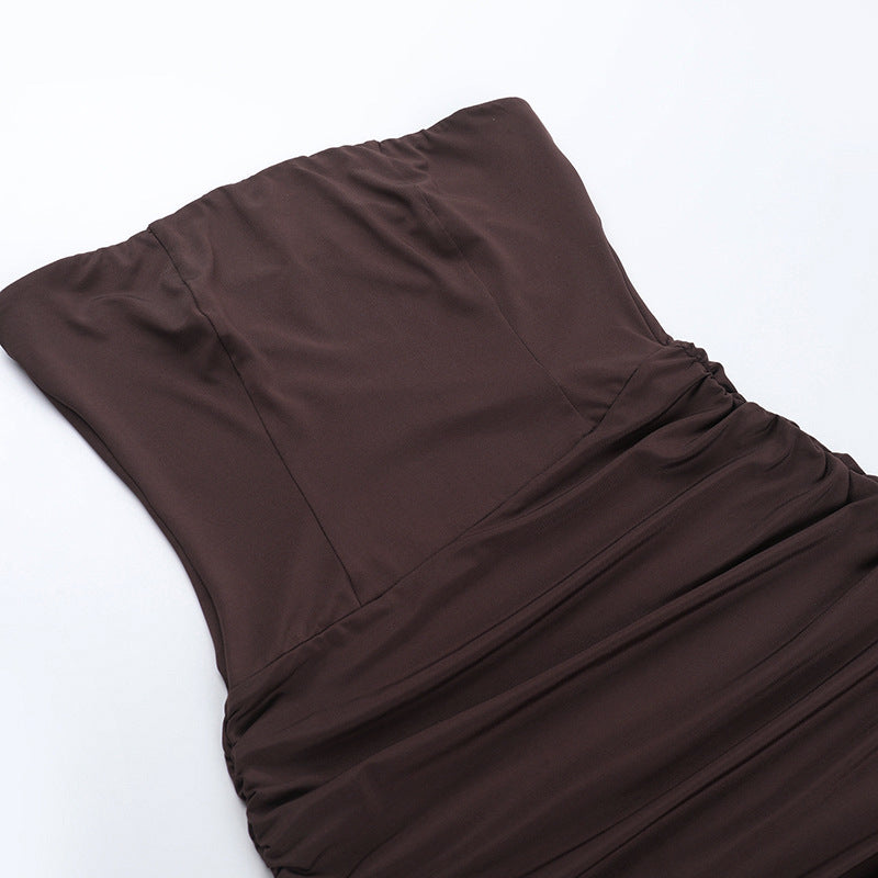 Mini Castro Dress Brown