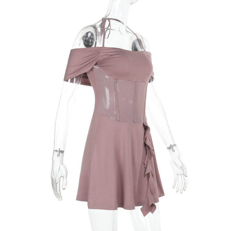 Mini Galvin Dress Khaki