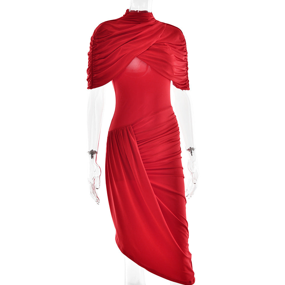 Midi Deardorff Dress Red