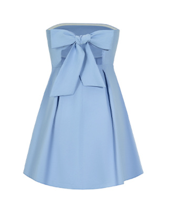 Mini Bucco Dress Light blue