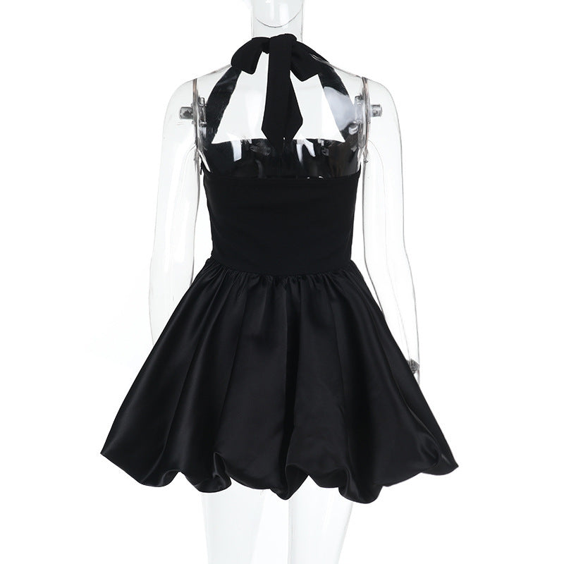 Mini Vettori Dress Black