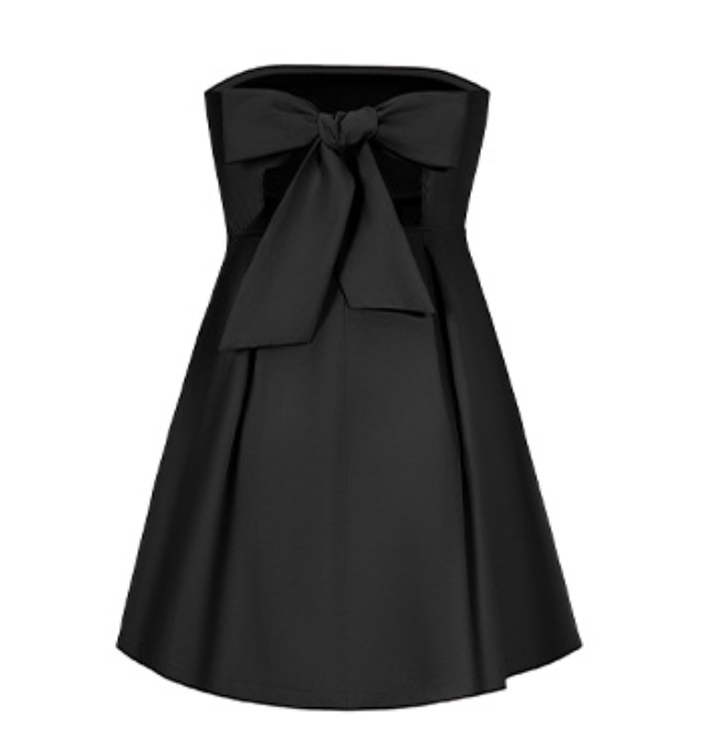 Mini Bucco Dress Black