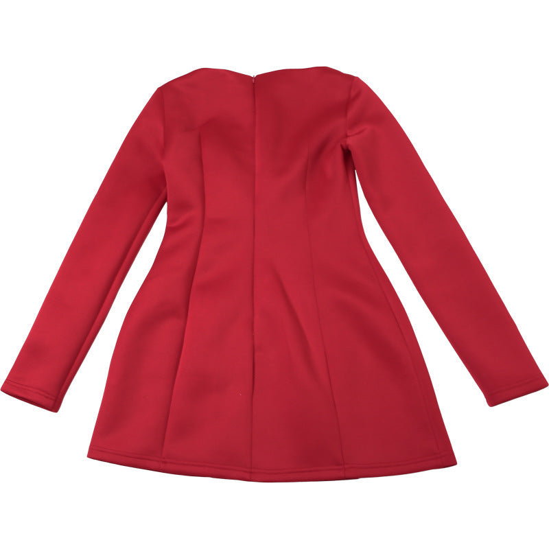 Chemistry Red Mini Dress Red