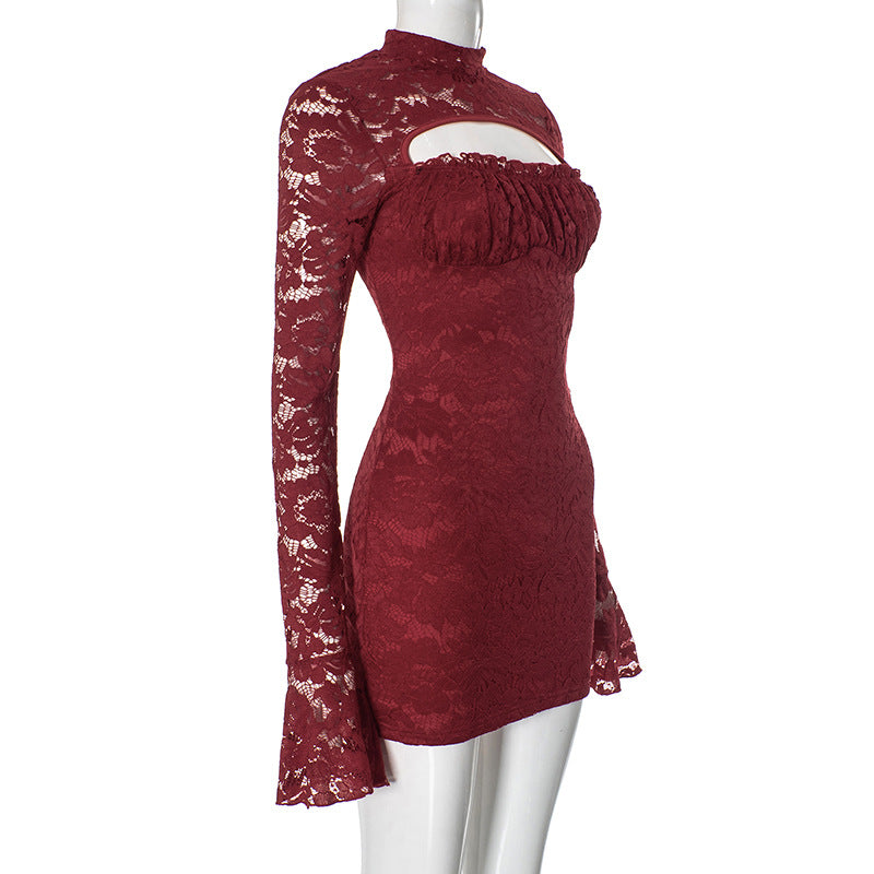 Mini Ingram Dress Maroon