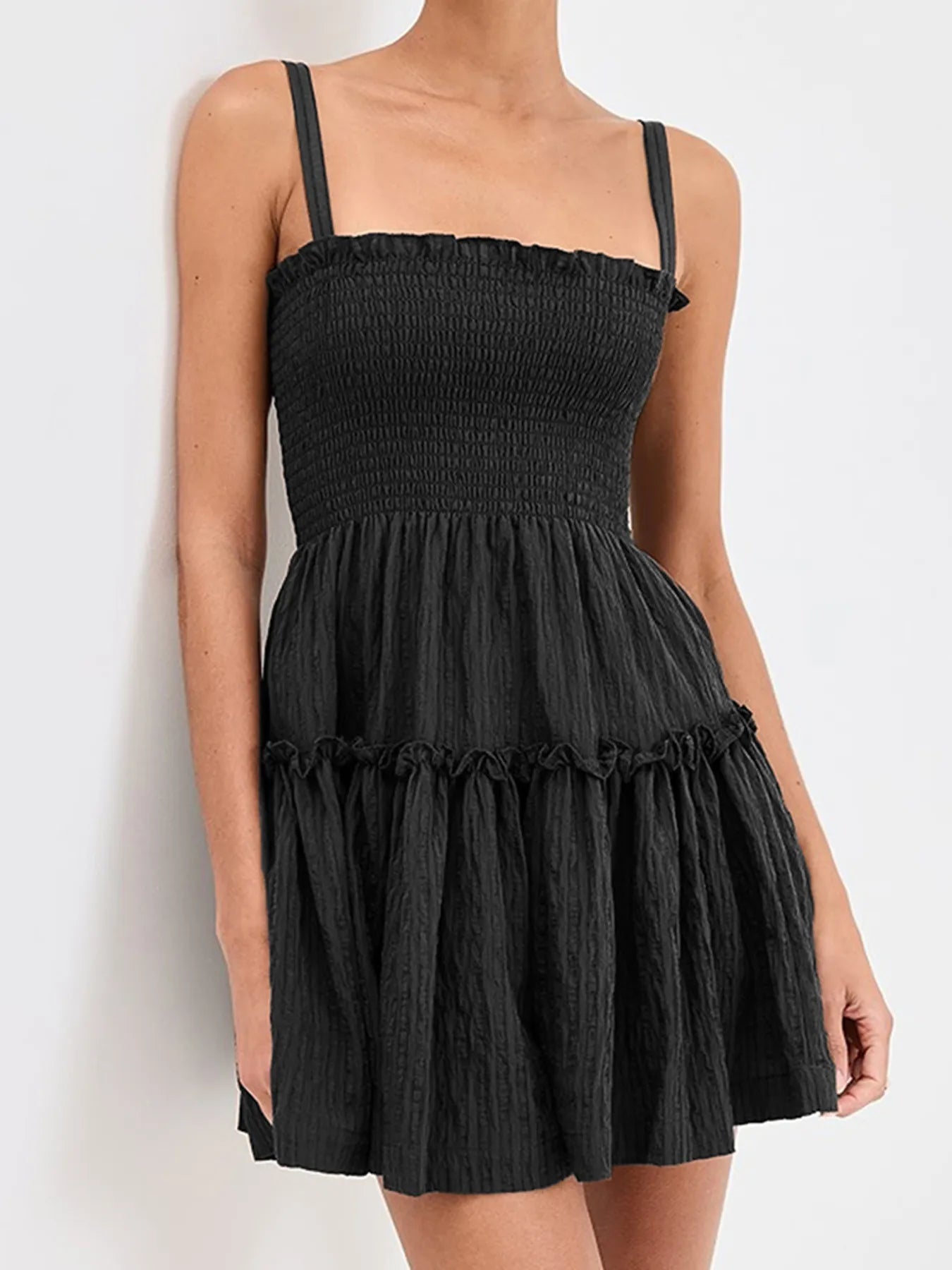 Exclusive Lucrezia Chic Sleeveless Sheath Mini Dress Silhouette Collection