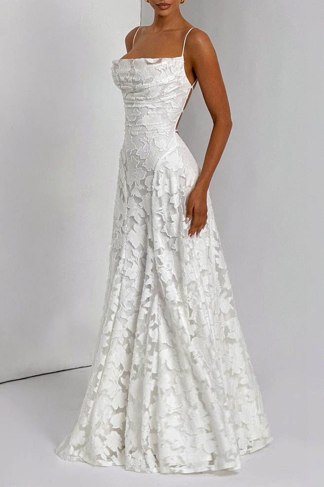 Backless Edition Chiffon Maxi Dress