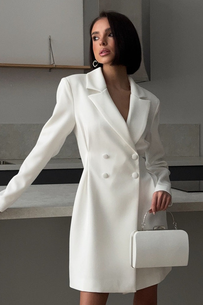 Blazer Fitted Midi Dress
