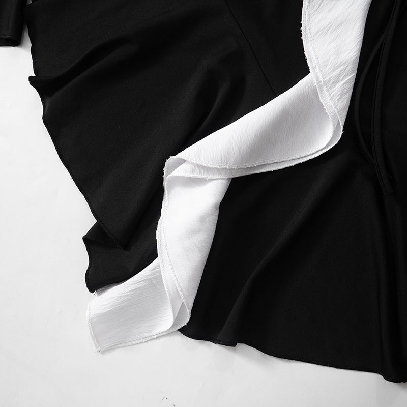 Charm Ruffle 2.0 Mini Dress Black