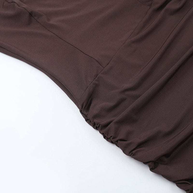 Mini Castro Dress Brown