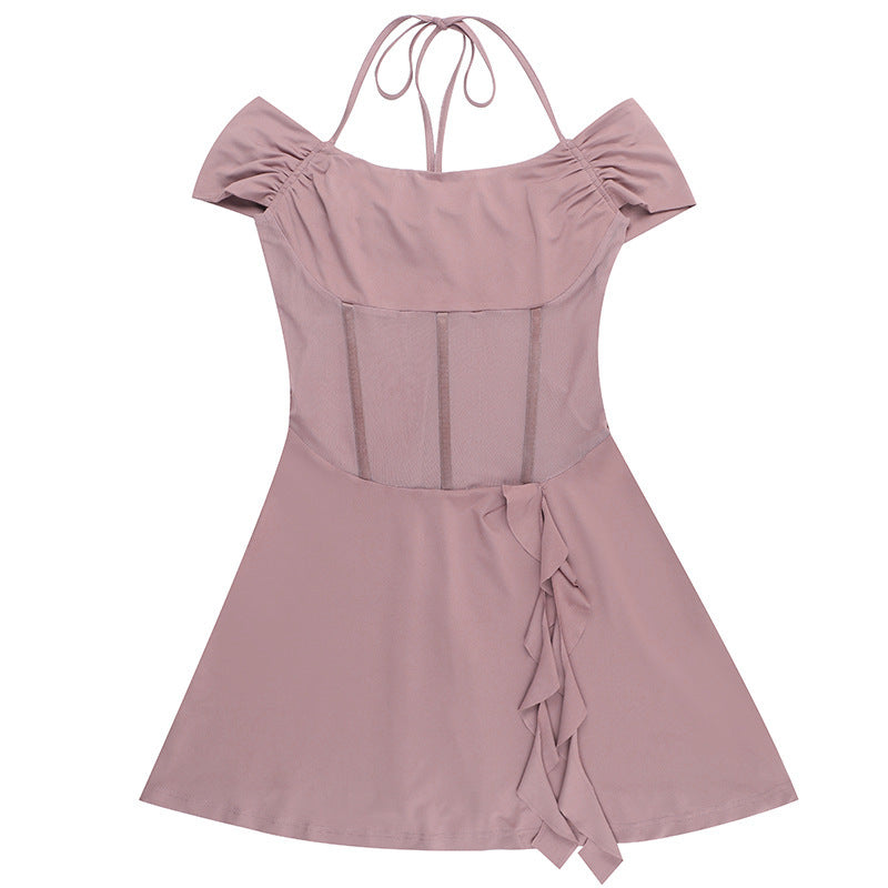 Mini Galvin Dress Khaki