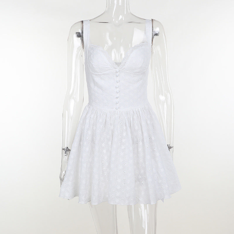 Mini Staze Dress White