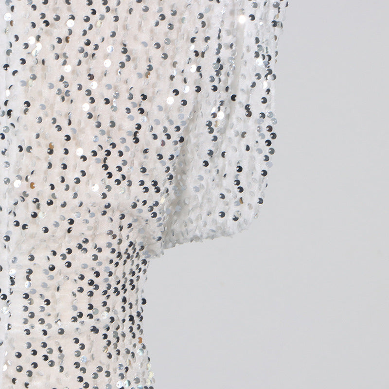 On Party Mini Dress Silver