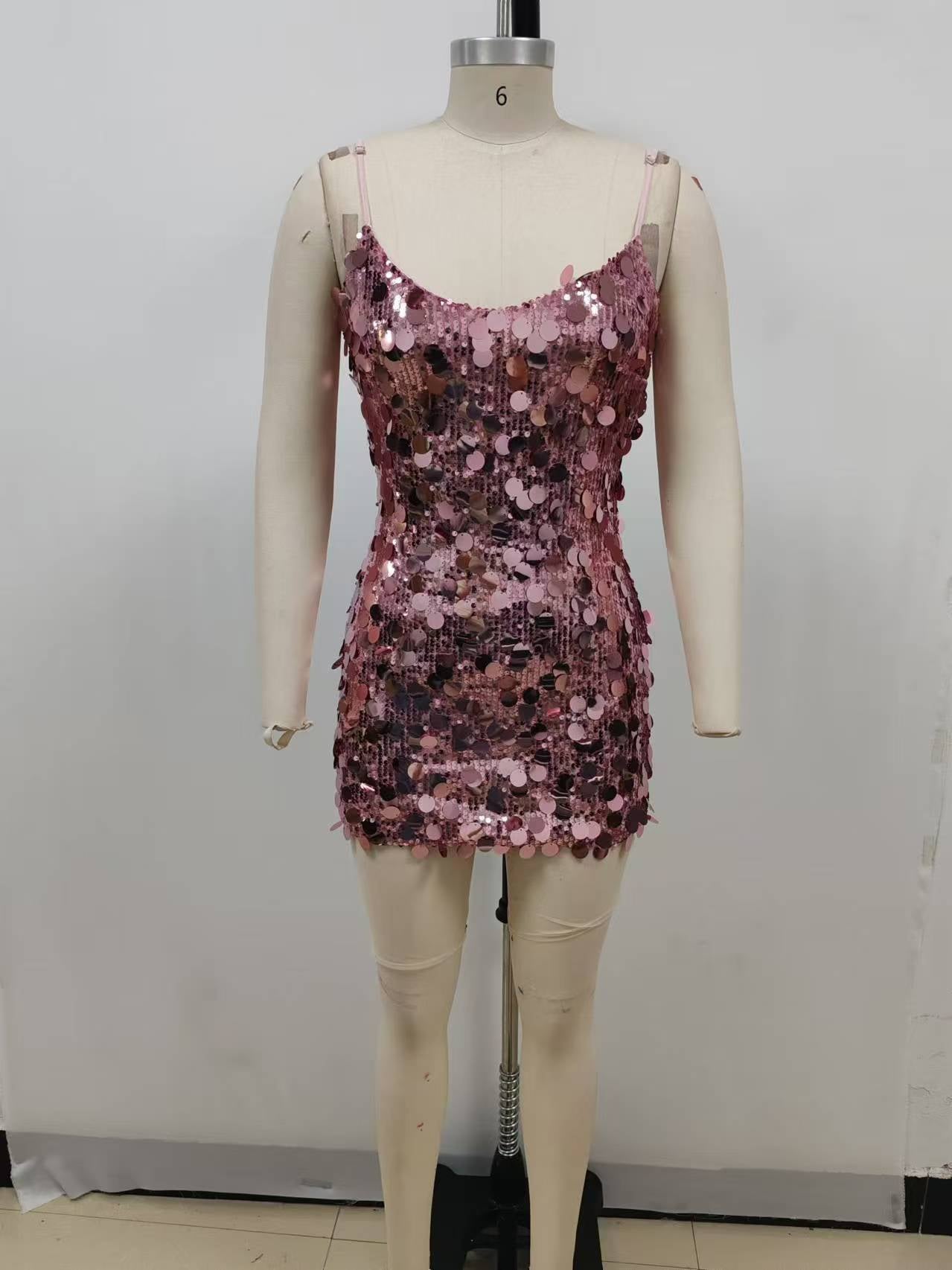 On Shine Mini Dress Pink