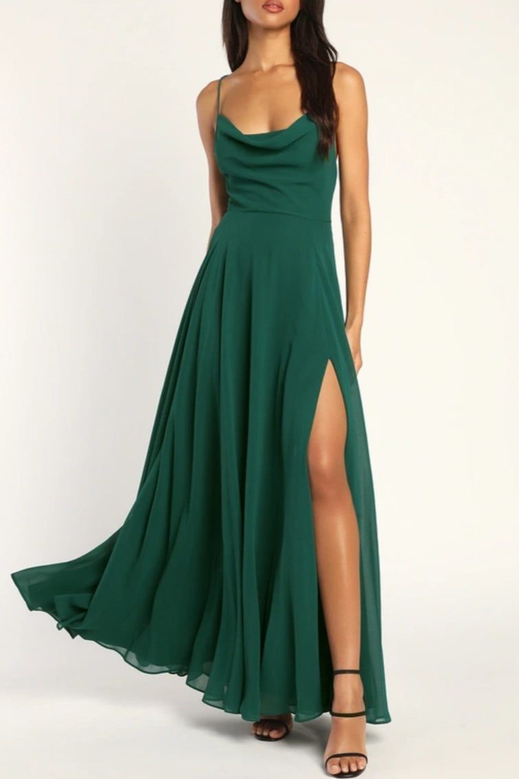 Sexy Halter Backless Maxi Elegant Dress