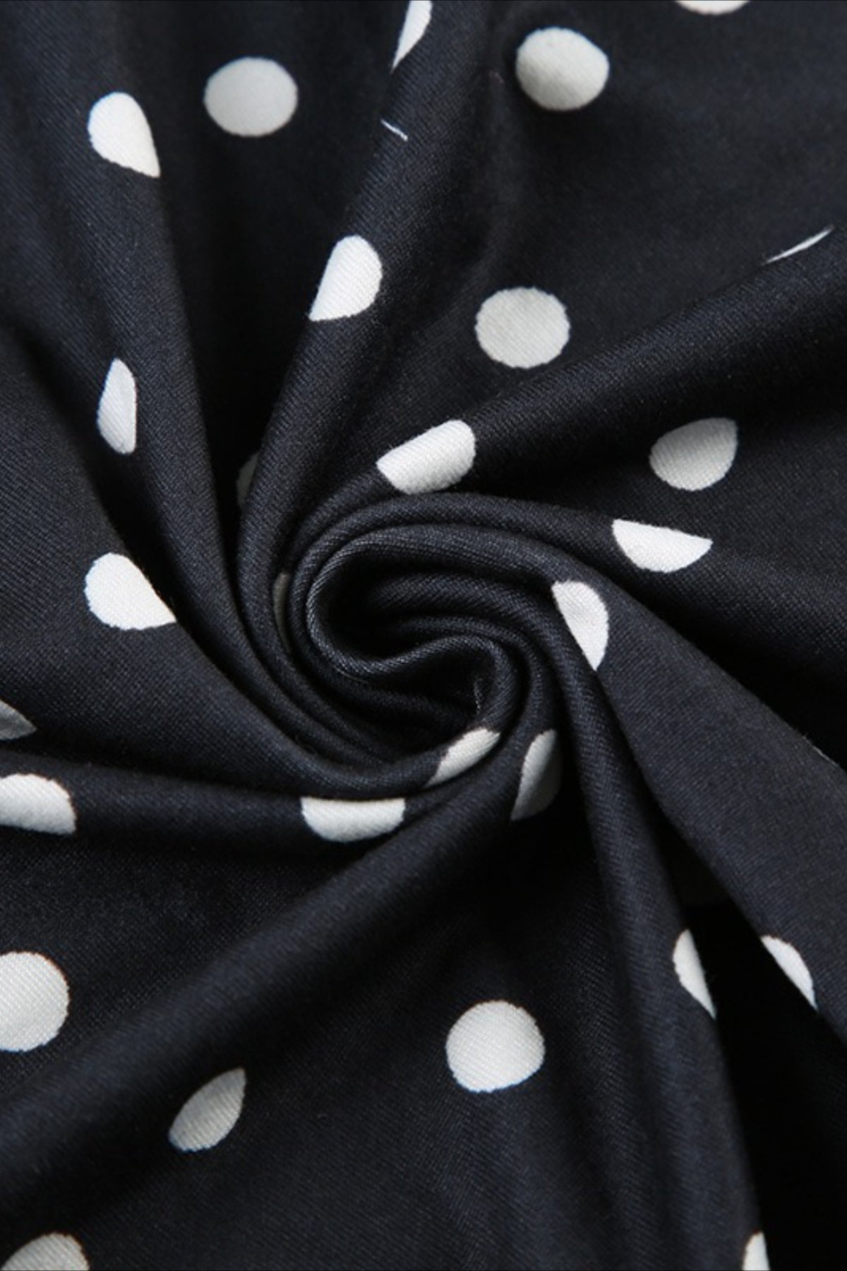Dot Polka V Neck Flutter Mini Dress