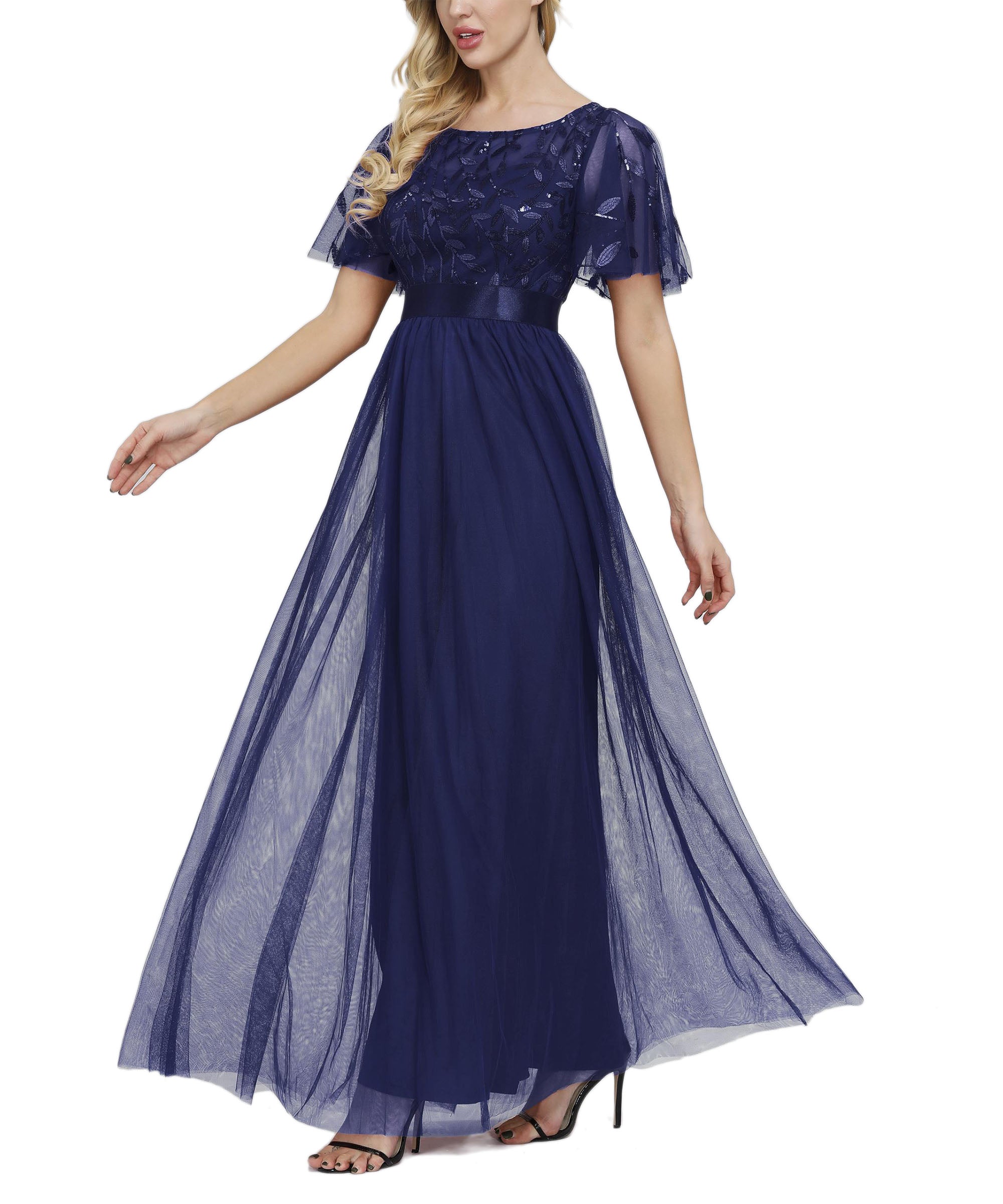 A Line Empire Graceful Party Wear Prom Dress