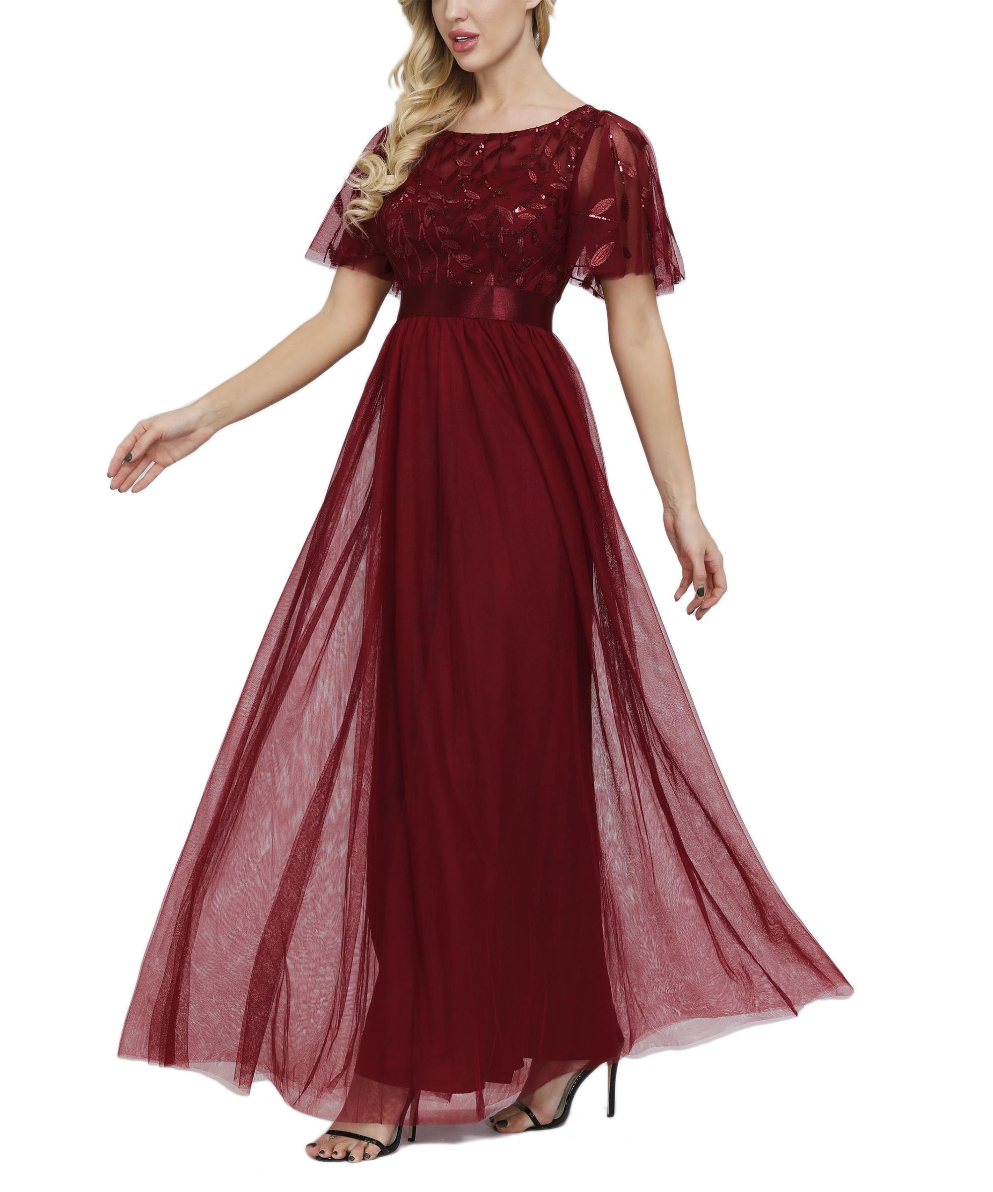 A Line Empire Graceful Party Wear Prom Dress