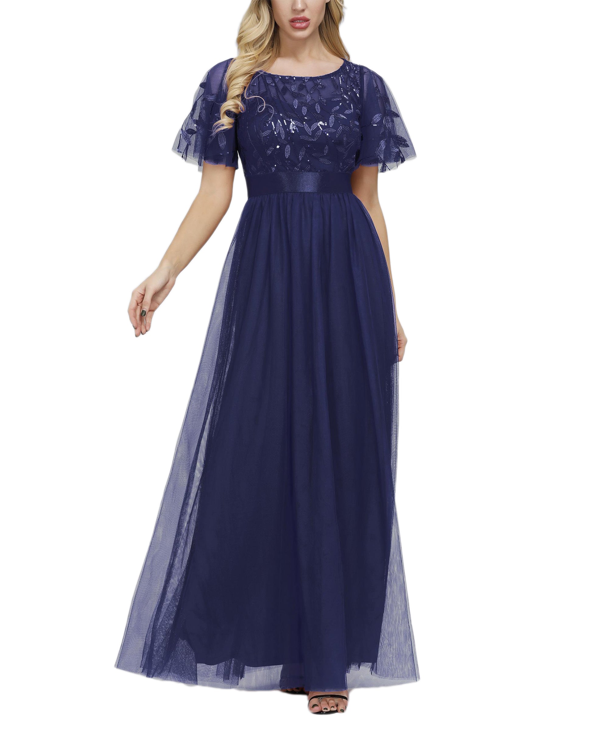 A Line Empire Graceful Party Wear Prom Dress